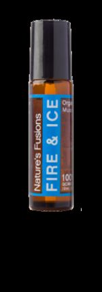 FIRE & ICE ROLL ON WITH ORGANIC COCONUT OIL - MUSCLE BLEND 10ML