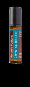 CRYSTAL BREATH ROLL ON WITH ORGANIC COCONUT OIL - CLEAR BREATHING BLEND 10ML