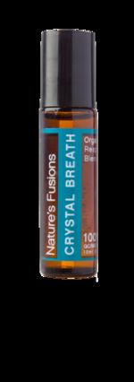 CRYSTAL BREATH ROLL ON WITH ORGANIC COCONUT OIL - CLEAR BREATHING BLEND 10ML